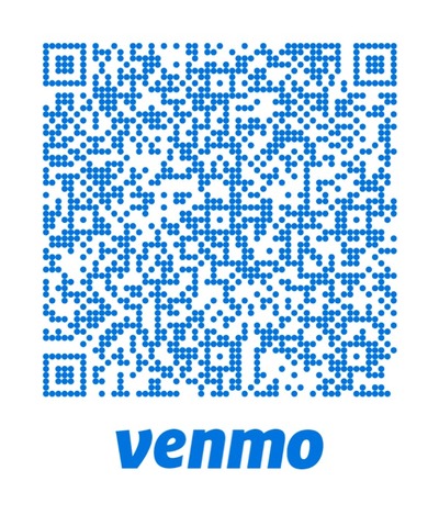 Venmo QR code for @emptyharbors